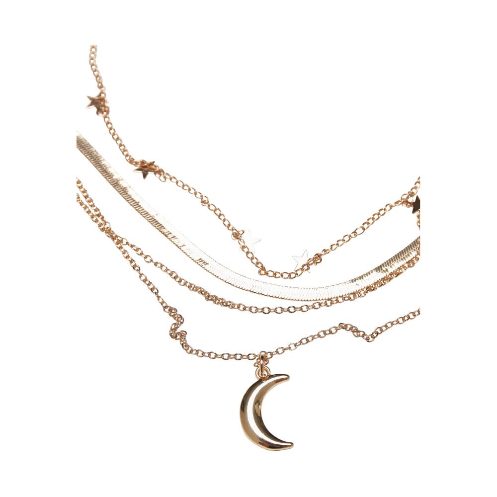 Urban Classics - Stars Layering Ketting - Goudkleurig